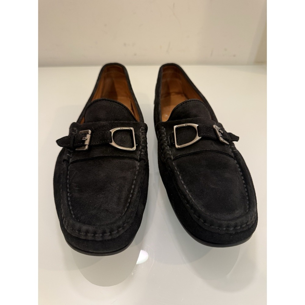 Ralph Lauren Suede Driving Loafers Men's 10 Leather sole - Picture 4 of 10